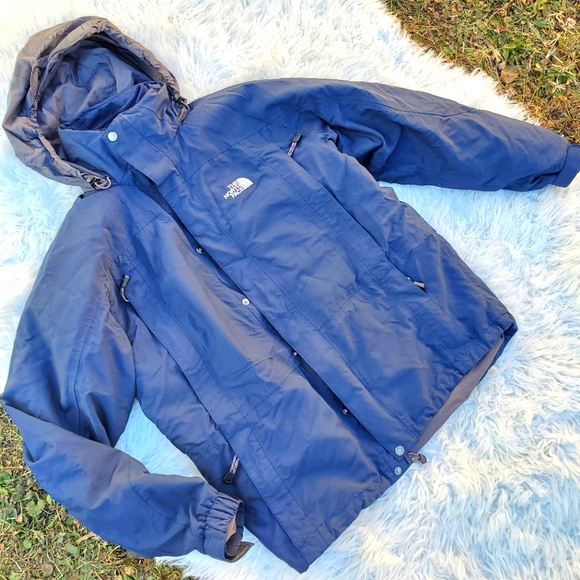 COPY - North Face HyVent Navy Blue winter Ski Jacket - Picture 1 of 6